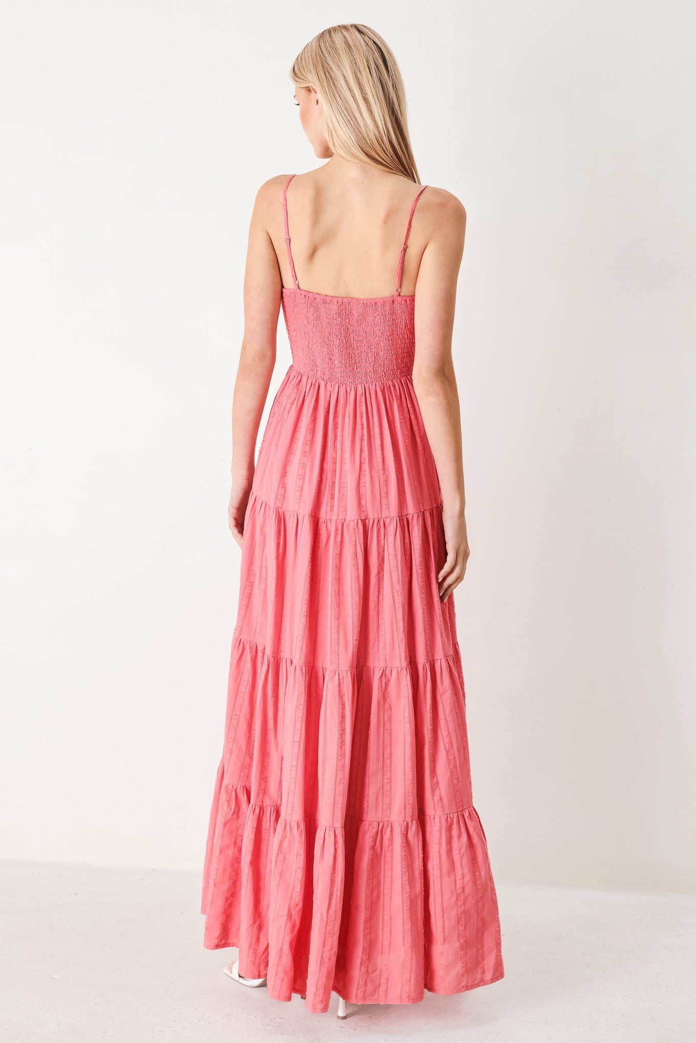 SWEET ESCAPE PINK CRANBERRY MAXI DRESS - FINAL SALE