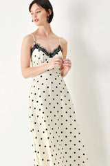DOTTY SWEETHEART POLKA DOT MIDI DRESS