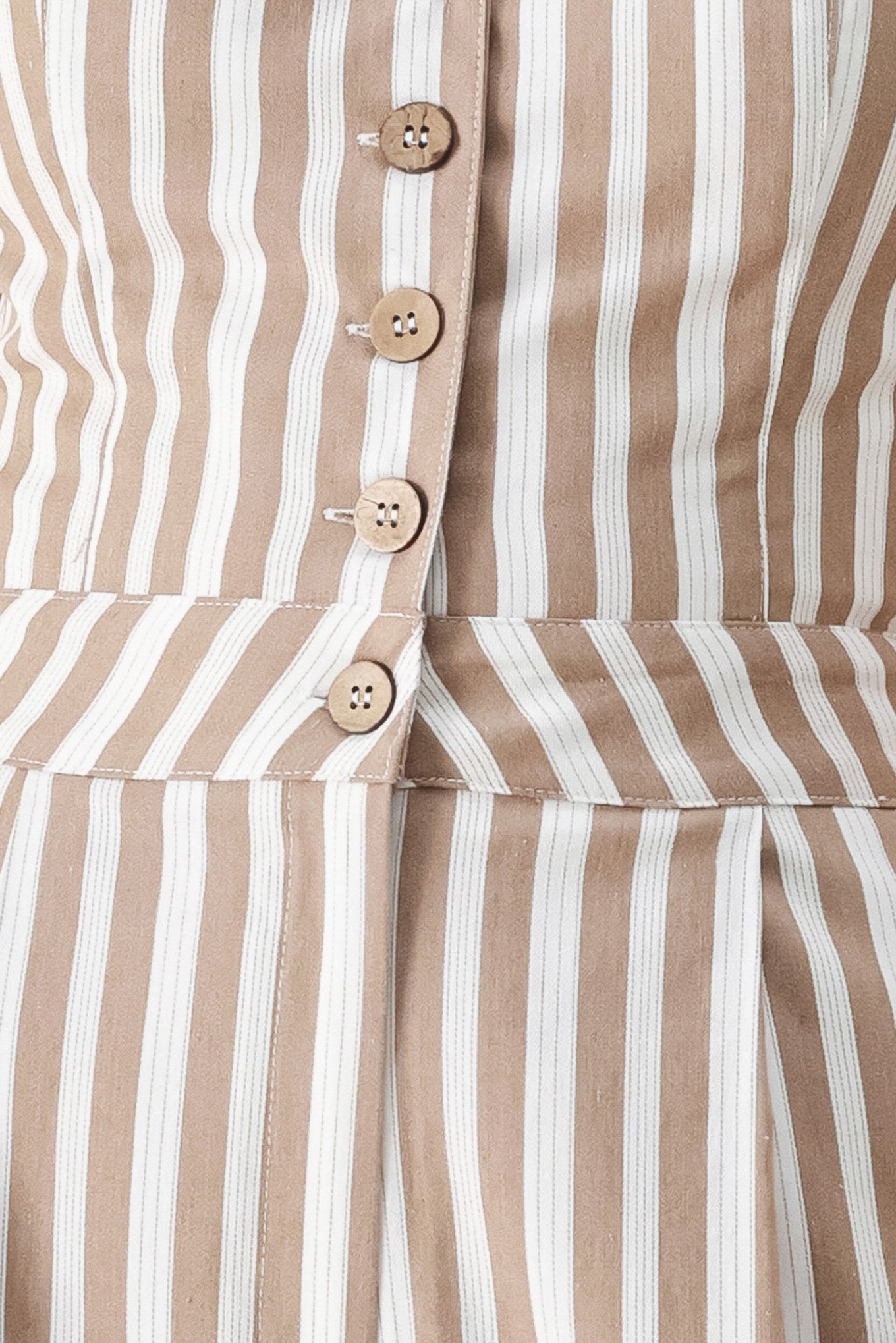NATURAL RHYTHM STRIPED JUMPSUIT