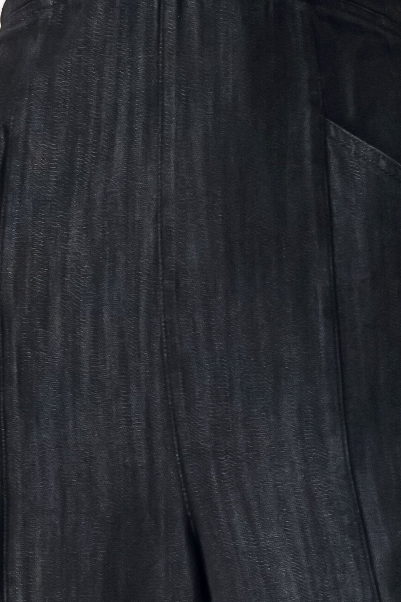 Midnight Muse Halter Jumpsuit - Black Denim
