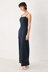 AFTER HOURS NAVY JUMPSUIT