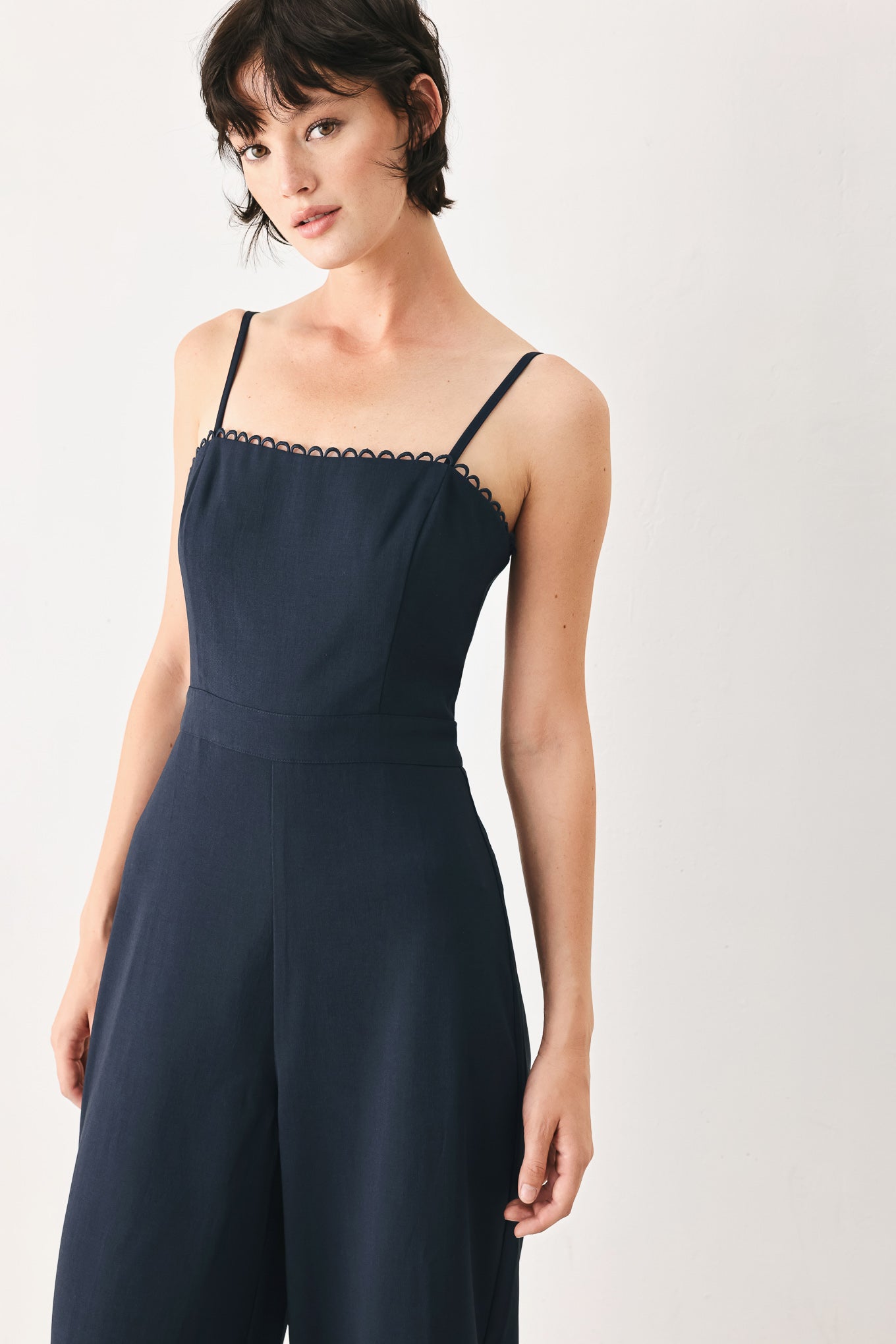 AFTER HOURS NAVY JUMPSUIT