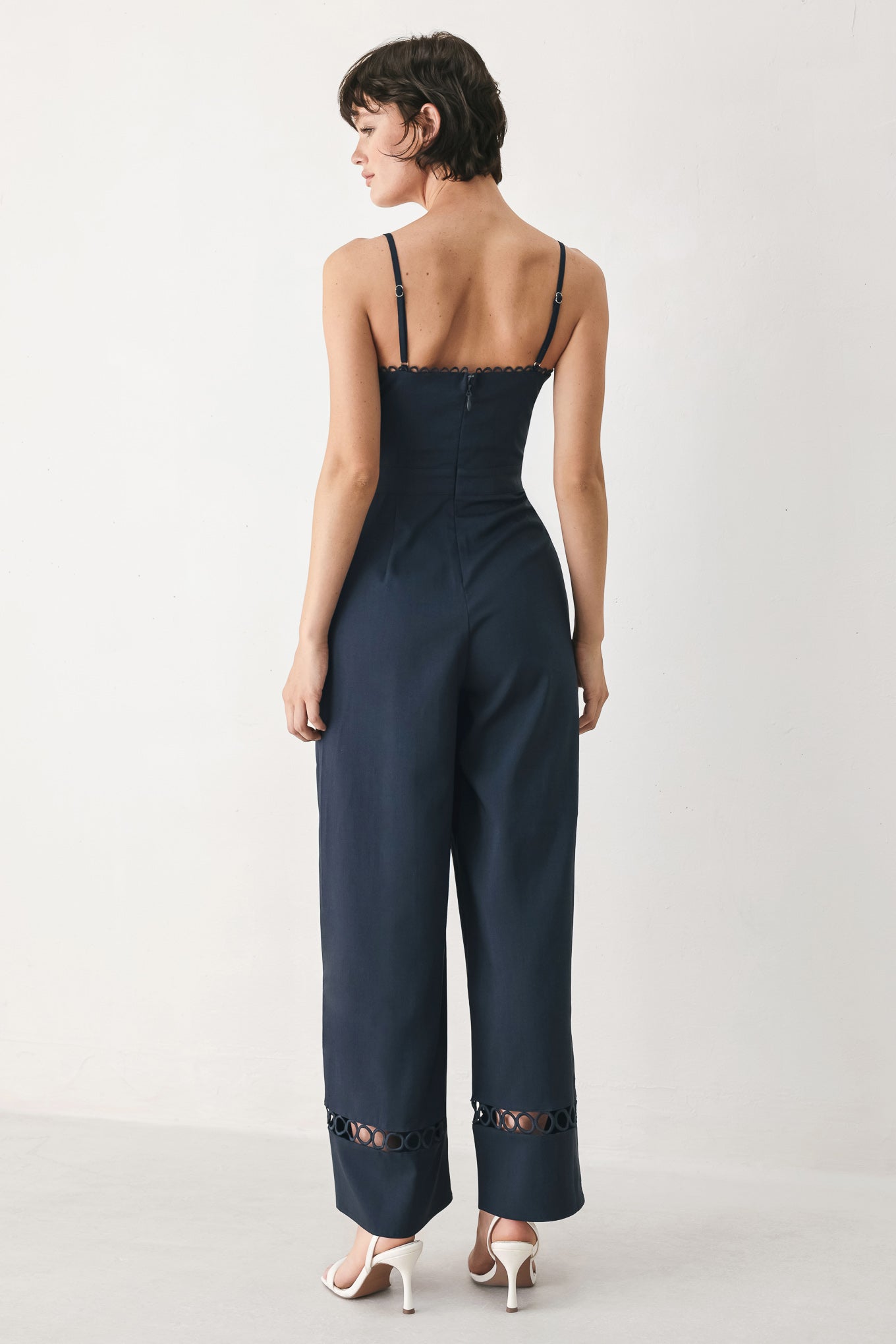 AFTER HOURS NAVY JUMPSUIT