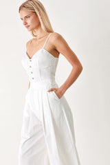 TRUE LOVE LOOK WHITE JUMPSUIT