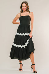 SUMMER SPRITZ - RIC RAC MIDI DRESS