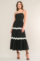 SUMMER SPRITZ - RIC RAC MIDI DRESS