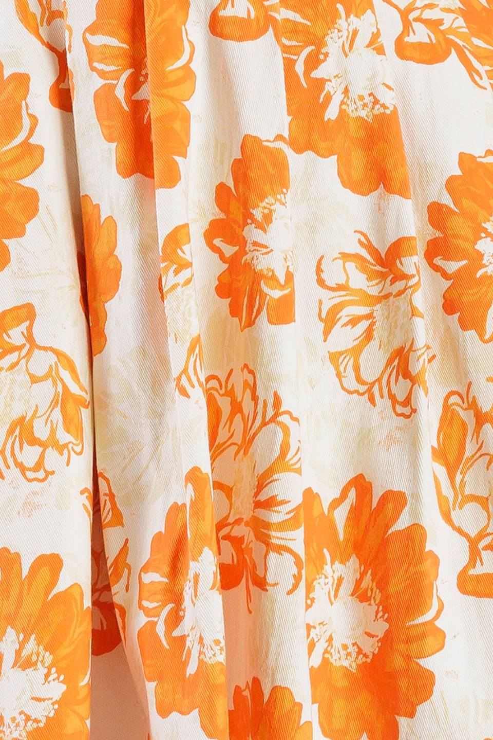 TANGERINE MIMOSAS ORANGE FLORAL MINI DRESS - FINAL SALE