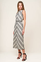 CARLISLE CROCHET MIDI DRESS