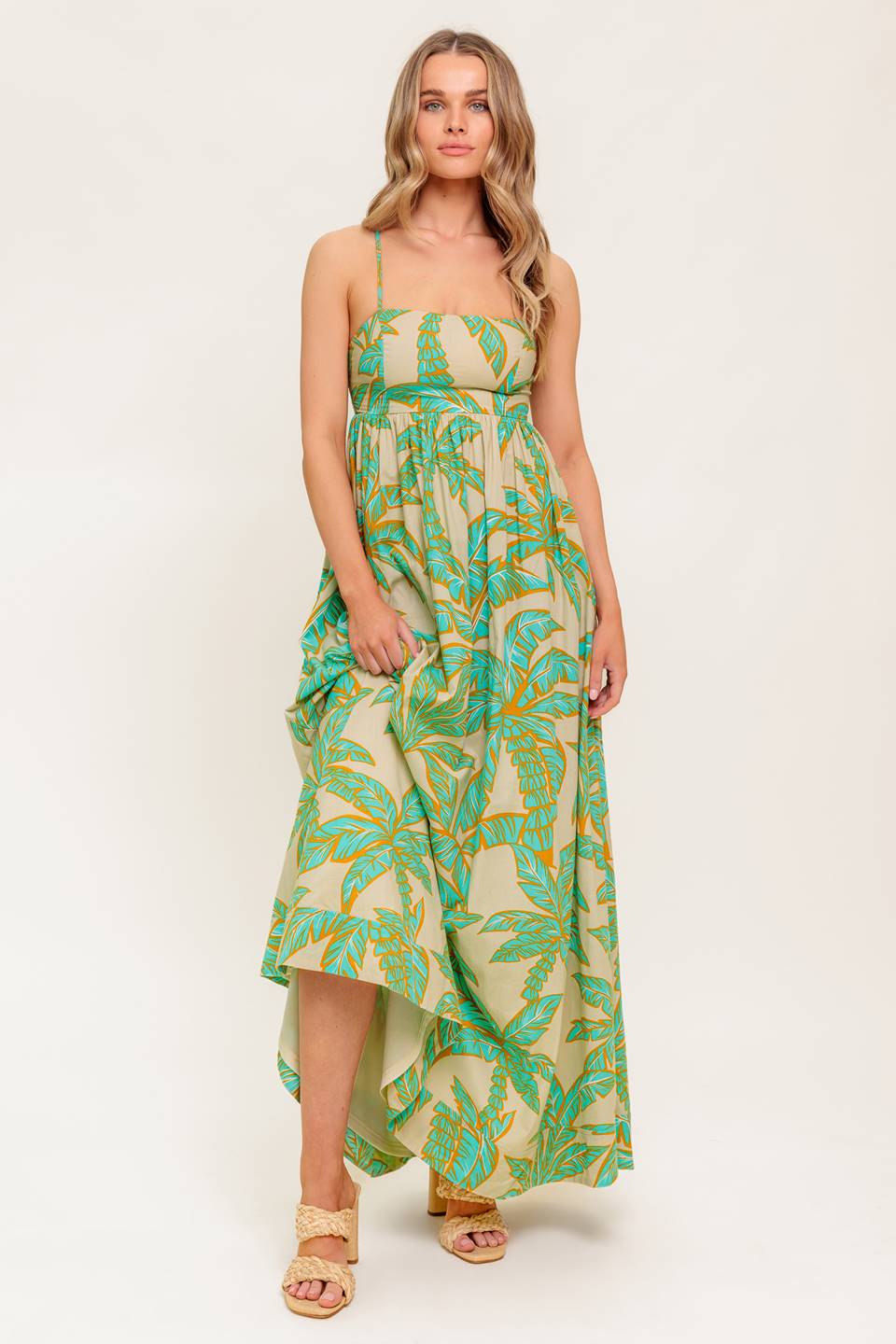 AUGUST TROPICAL MAXI DRESS - FINAL SALE