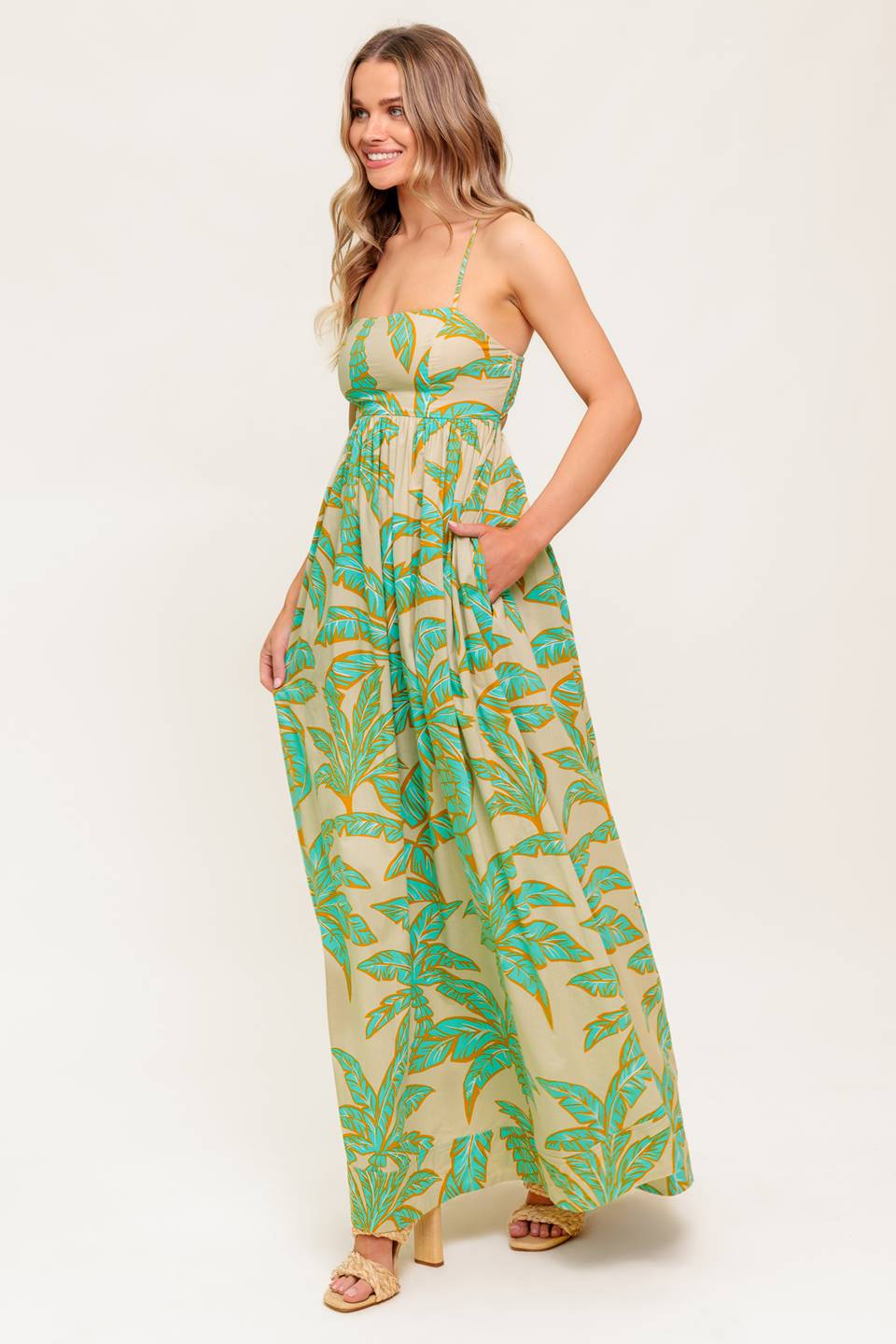 AUGUST TROPICAL MAXI DRESS - FINAL SALE
