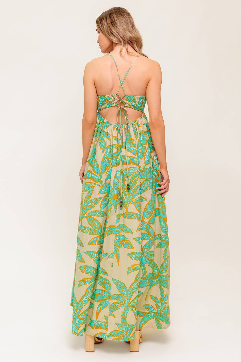 AUGUST TROPICAL MAXI DRESS - FINAL SALE