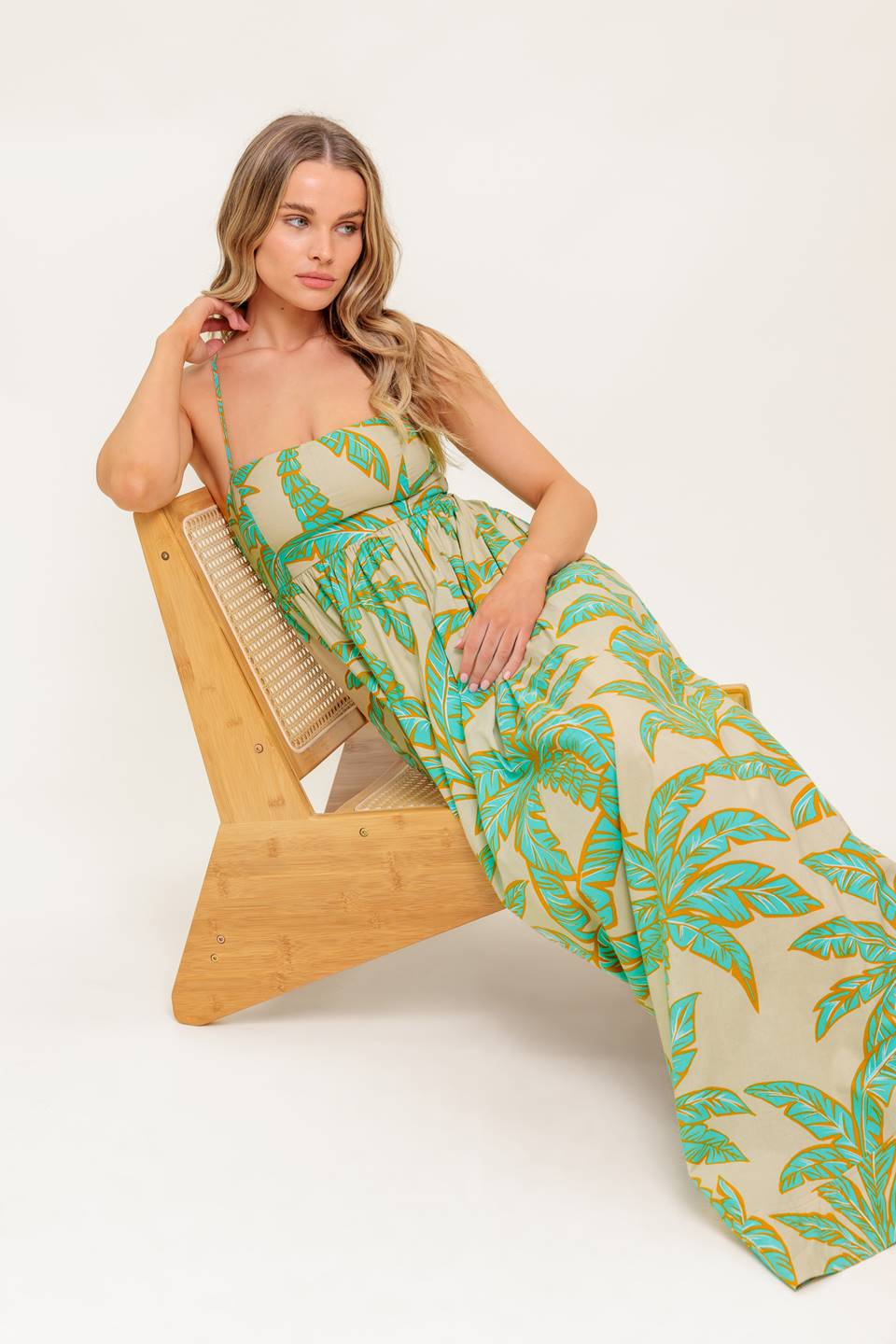 AUGUST TROPICAL MAXI DRESS - FINAL SALE