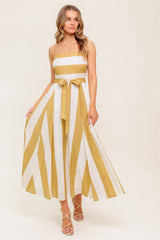 DESERT SANDS - TAUPE MIDI DRESS