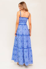 WESTON MAXI DRESS - BLUE