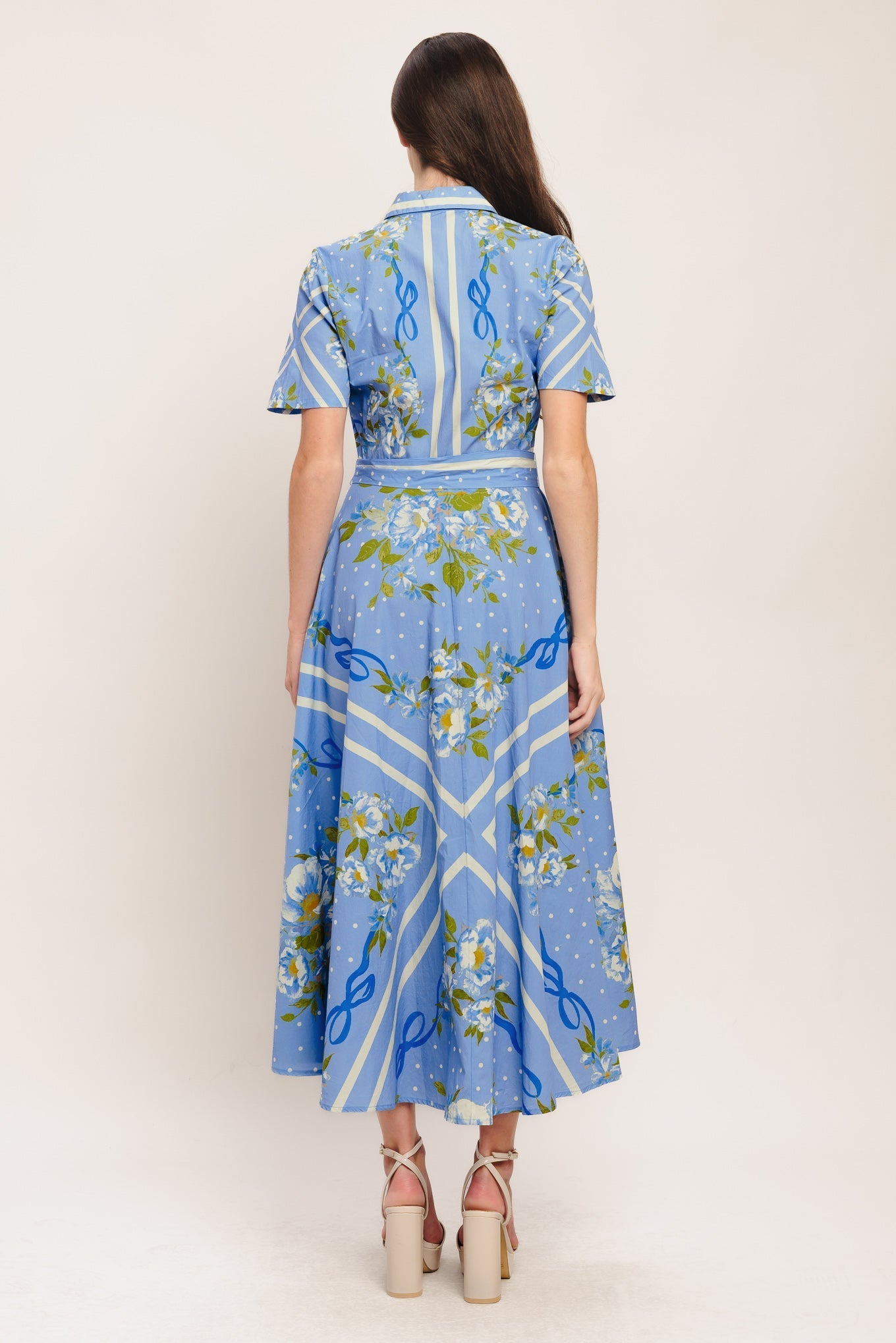 SWEET SOPHISTICATE SHORT SLEEVE MIDI DRESS - FINAL SALE