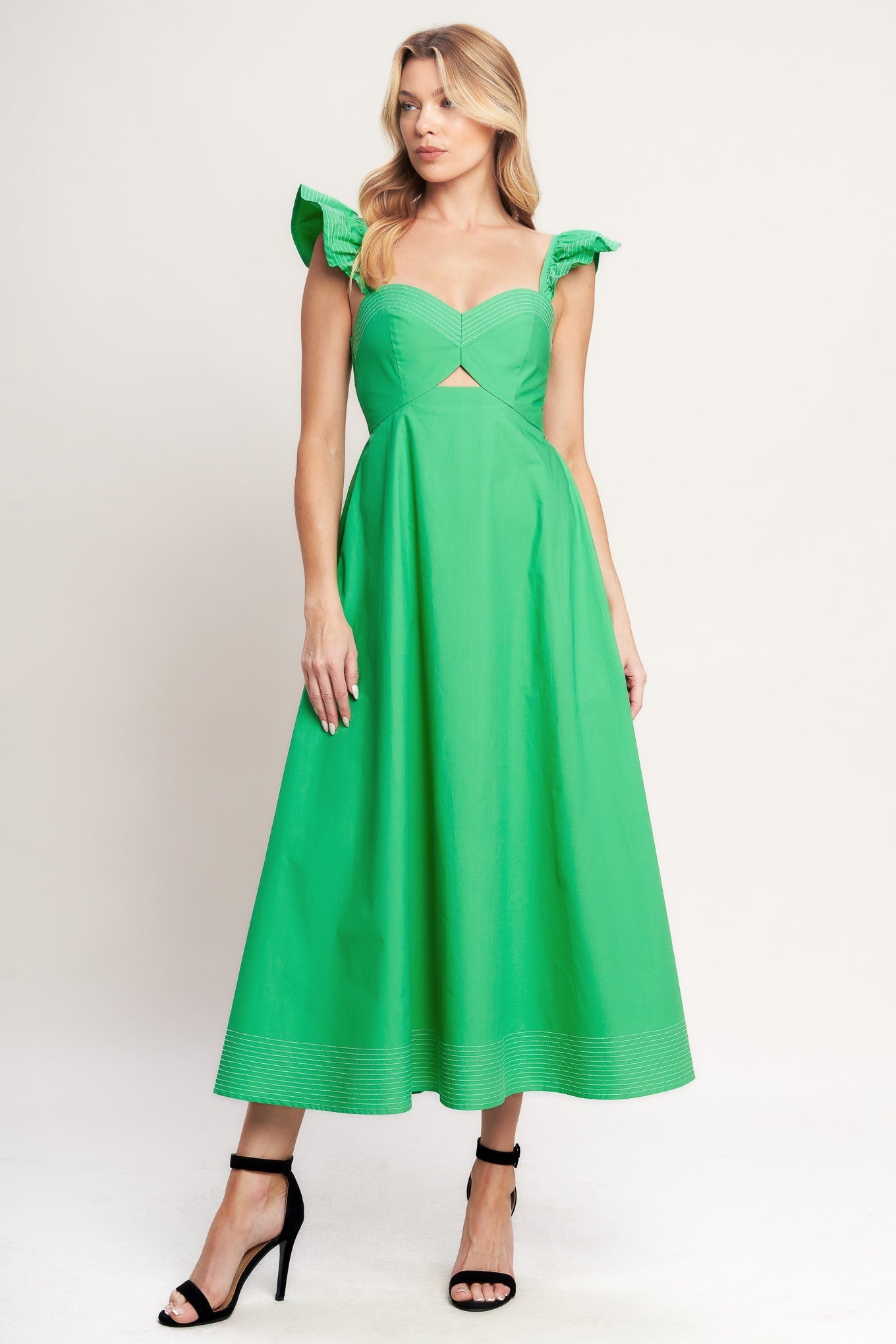BEAUTIFULLY UNEXPECTED MIDI DRESS