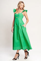 BEAUTIFULLY UNEXPECTED MIDI DRESS