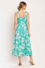 AQUA DAYDREAMS MIDI DRESS