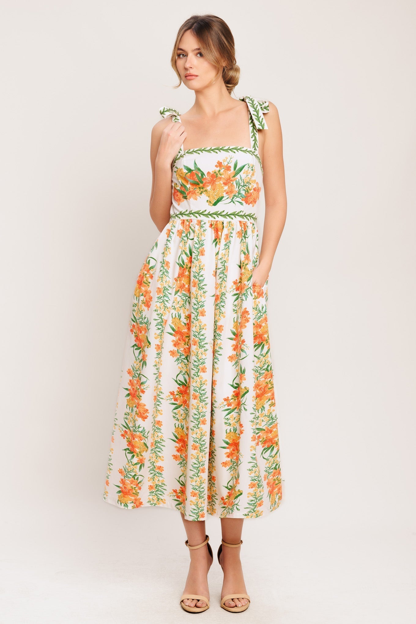 MARIGOLD BREEZE MIDI DRESS - FINAL SALE