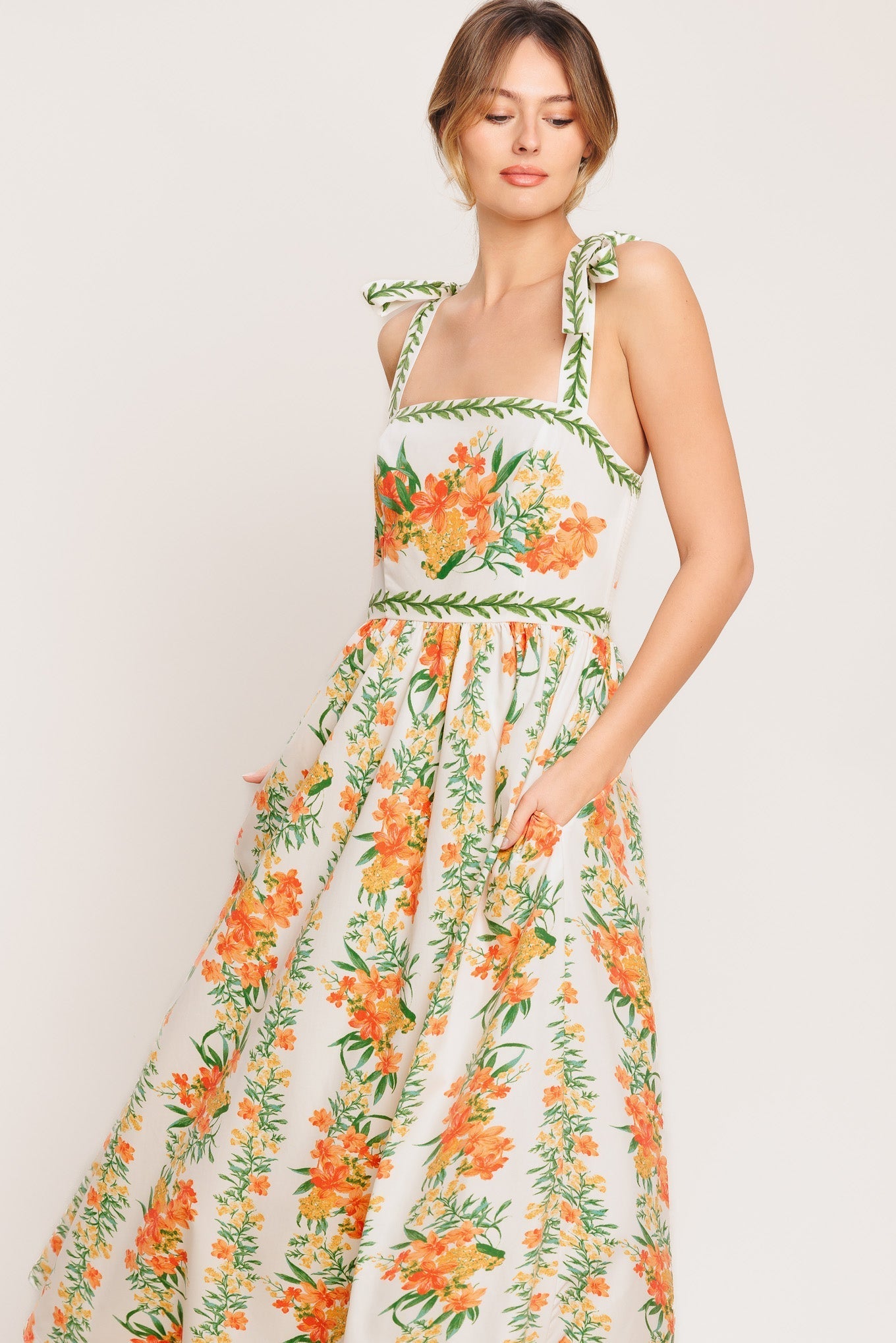 MARIGOLD BREEZE MIDI DRESS - FINAL SALE