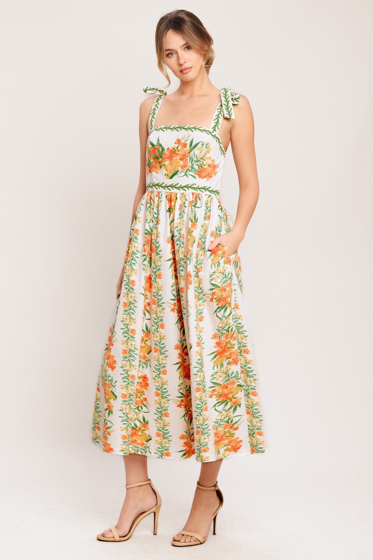 MARIGOLD BREEZE MIDI DRESS - FINAL SALE