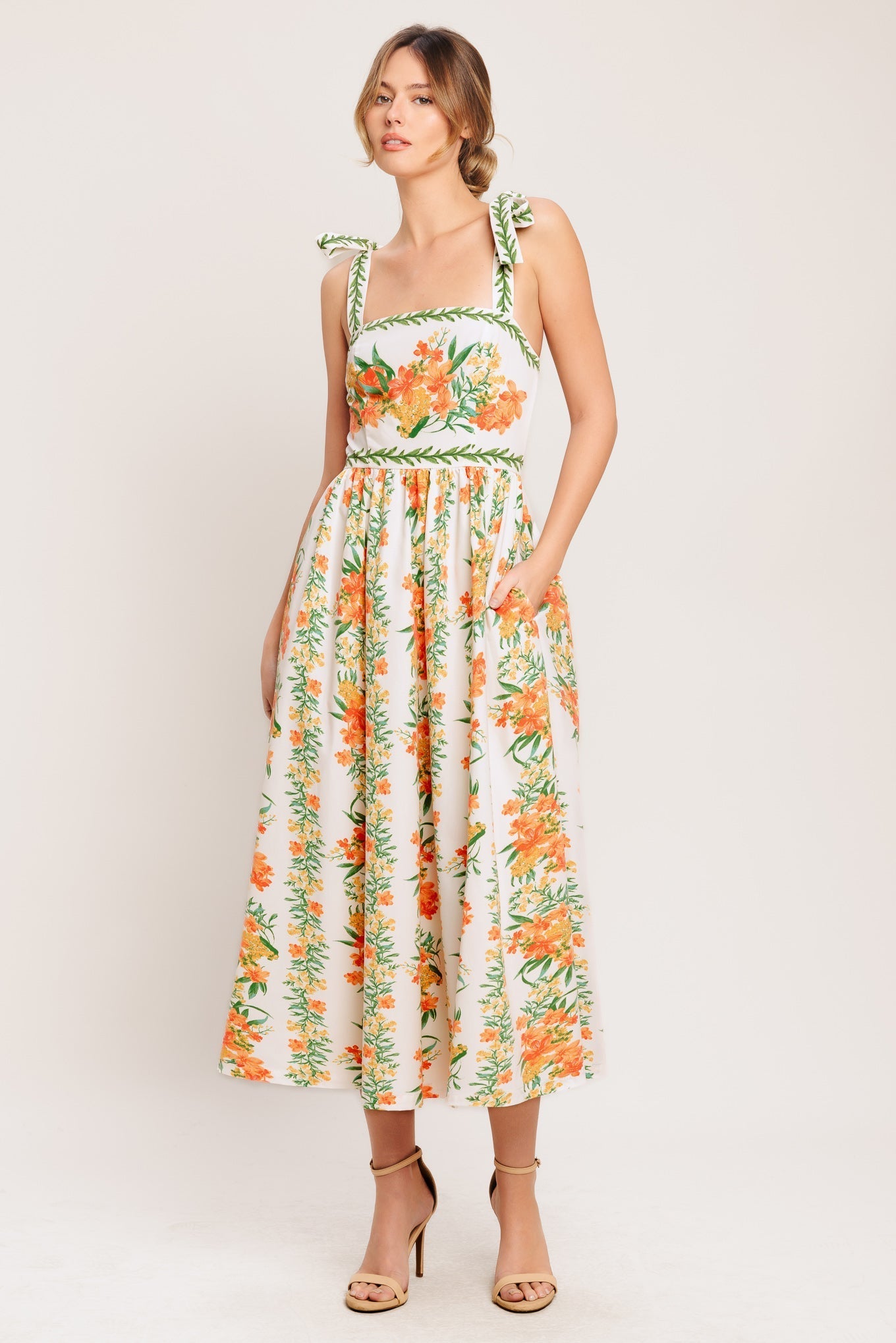MARIGOLD BREEZE MIDI DRESS - FINAL SALE