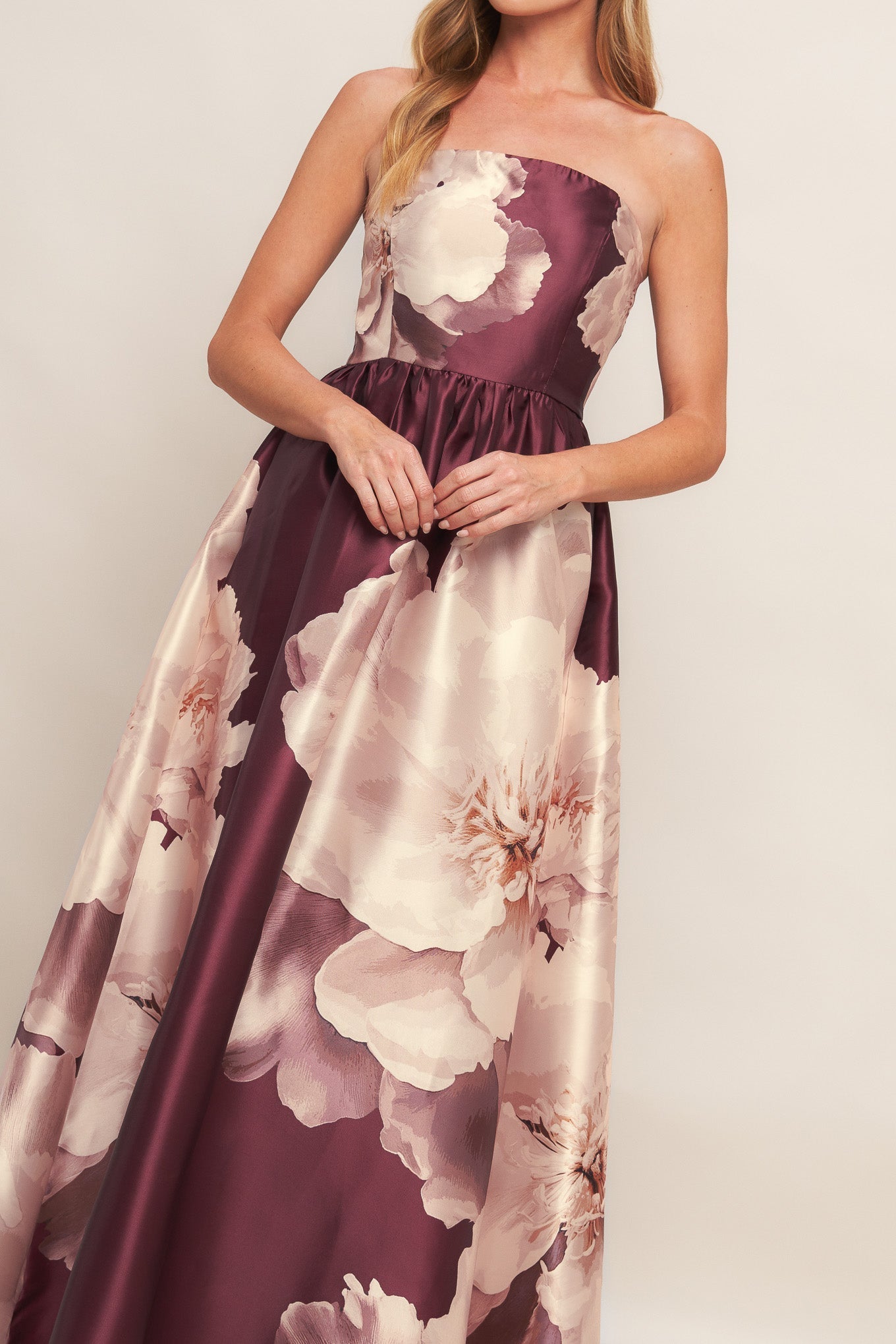 LUXE PEONY MAXI DRESS