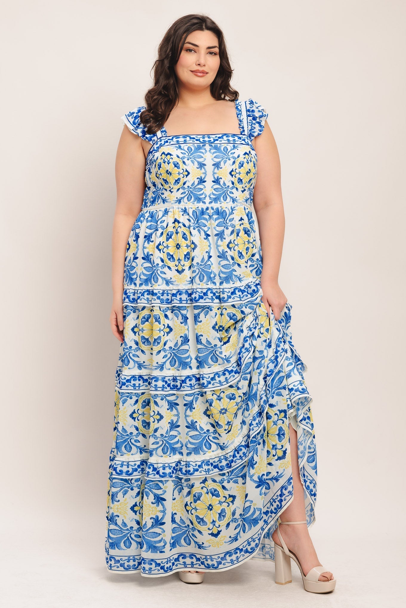 SALTY AIR SWEETHEART BLUE MAXI DRESS