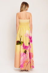 DREAMY OMBRE LIGHT YELLOW MAXI DRESS - FINAL SALE
