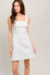 PURE INTENTIONS WHITE MINI DRESS - FINAL SALE