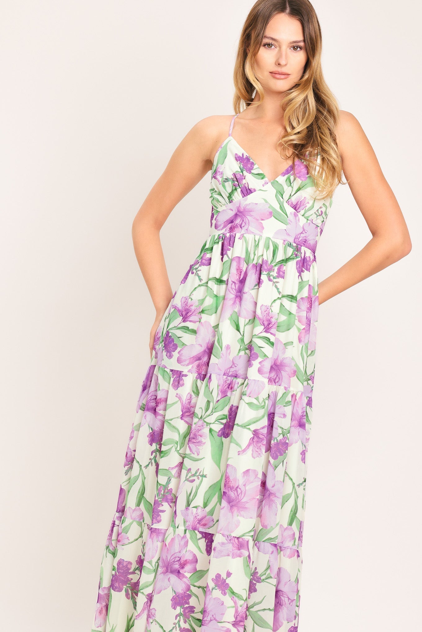 GARDEN SWEETHEART LAVENDER MAXI DRESS - FINAL SALE