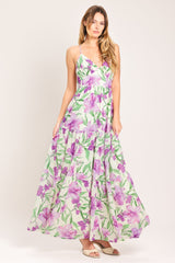 GARDEN SWEETHEART LAVENDER MAXI DRESS - FINAL SALE