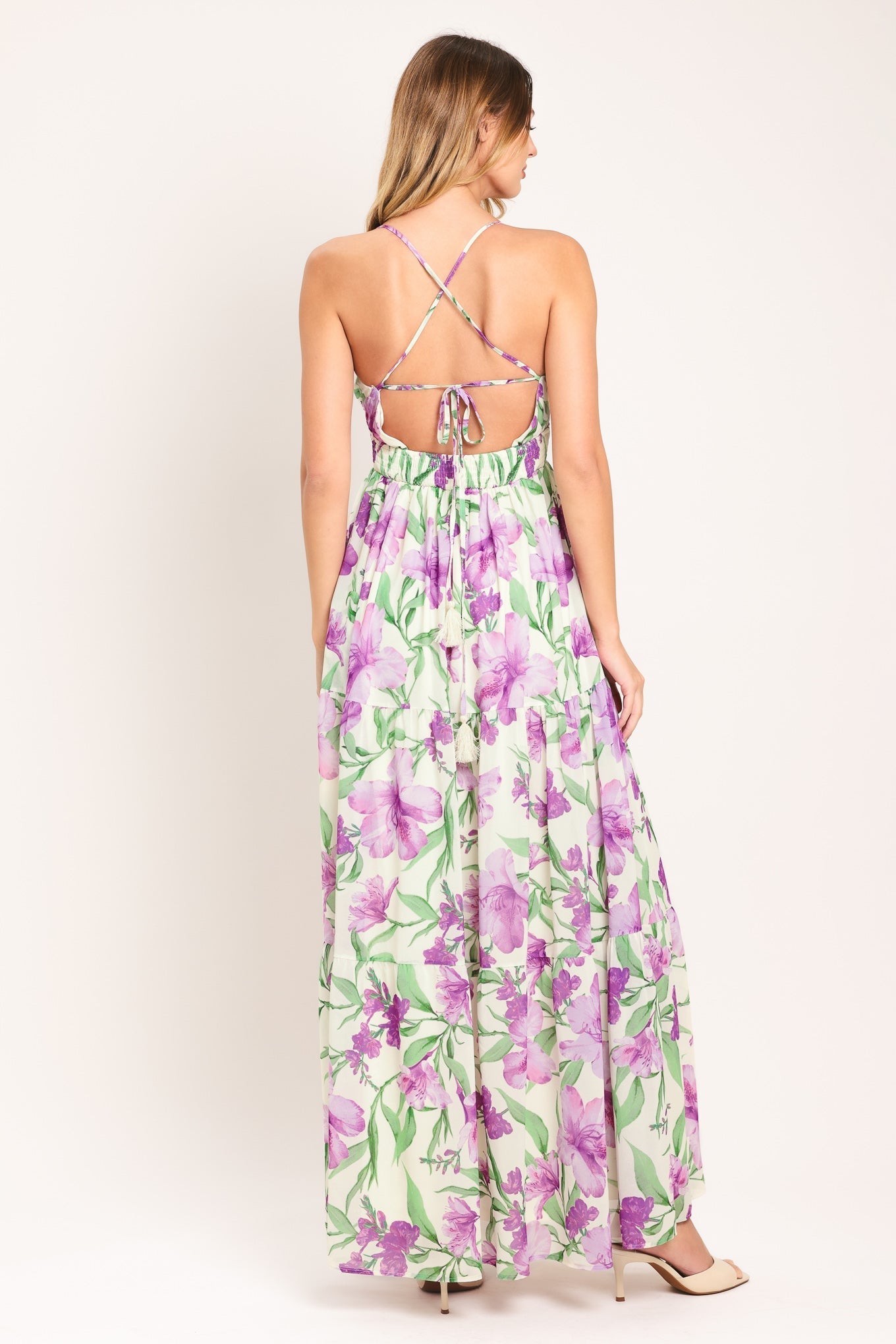 GARDEN SWEETHEART LAVENDER MAXI DRESS - FINAL SALE