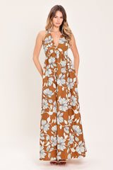 GOLDEN ISLE FLORAL MAXI DRESS