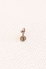 Tiny Heart Flat Back Stud Earring
