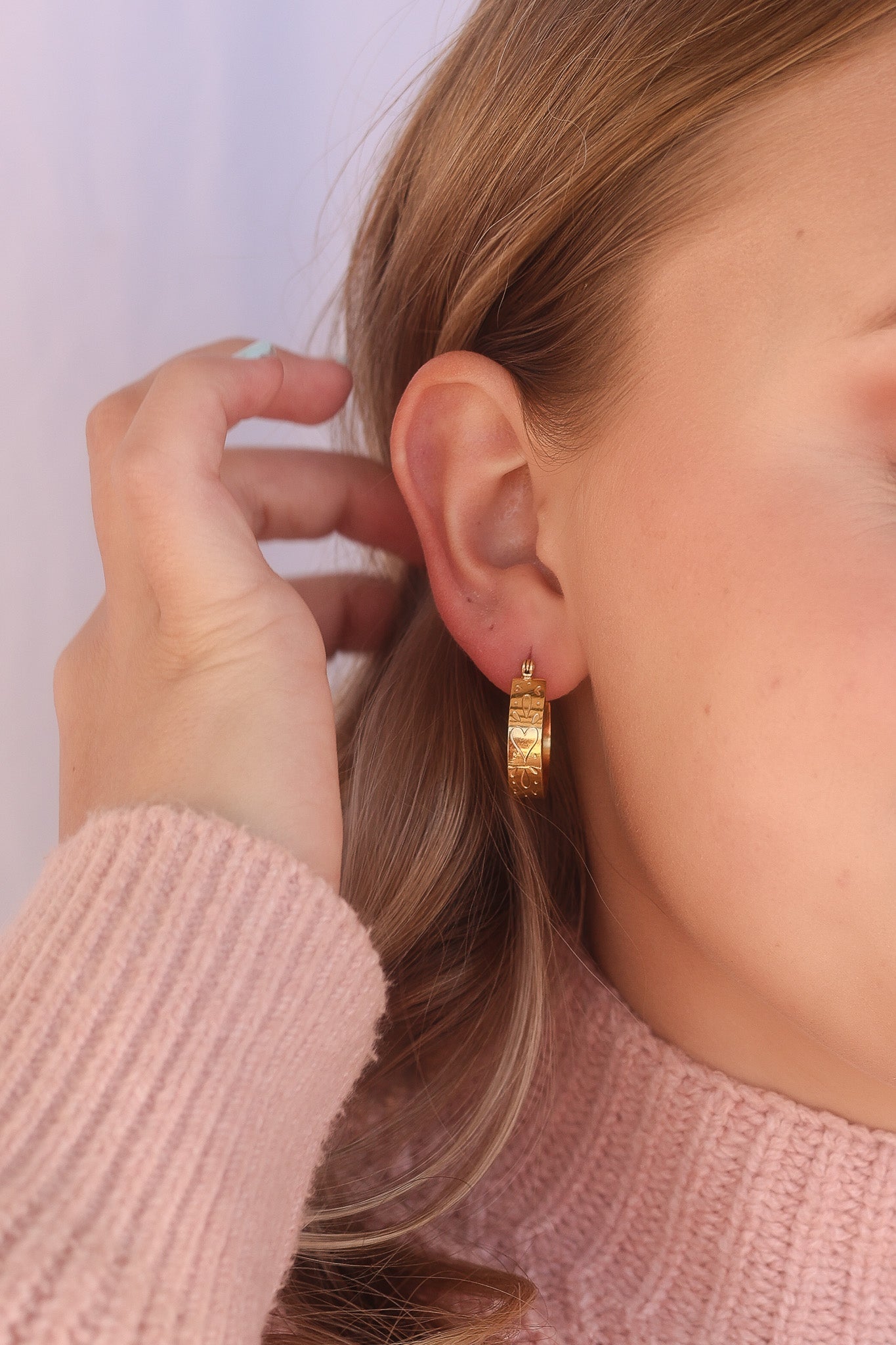 All My Love Hoop Earrings
