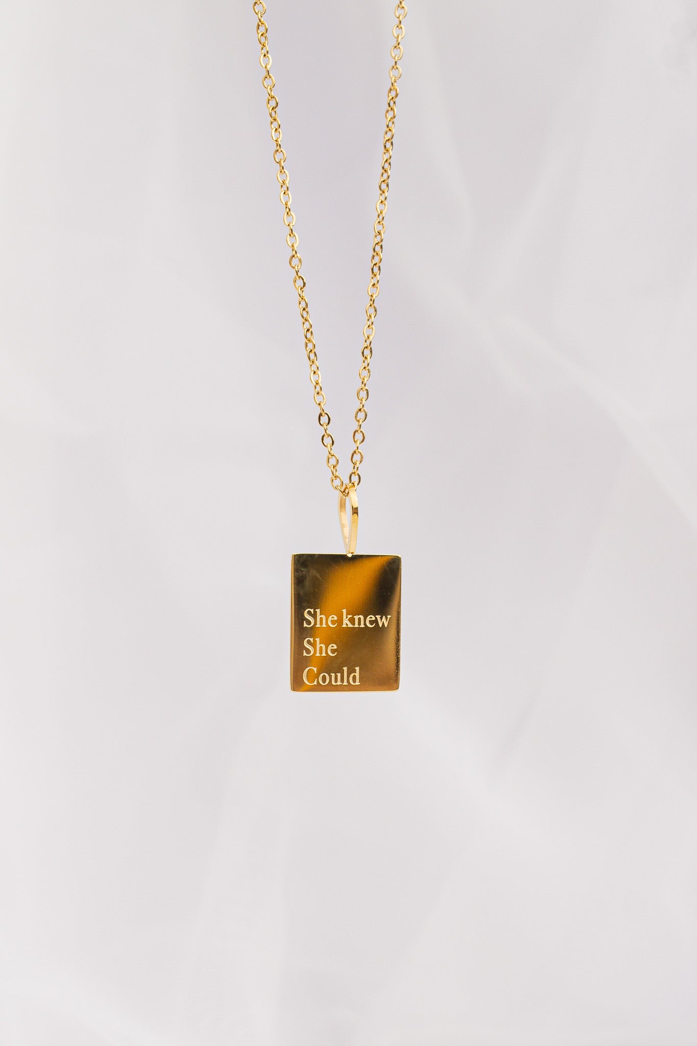 She Knew She Could Necklace