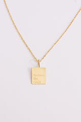 She Knew She Could Necklace