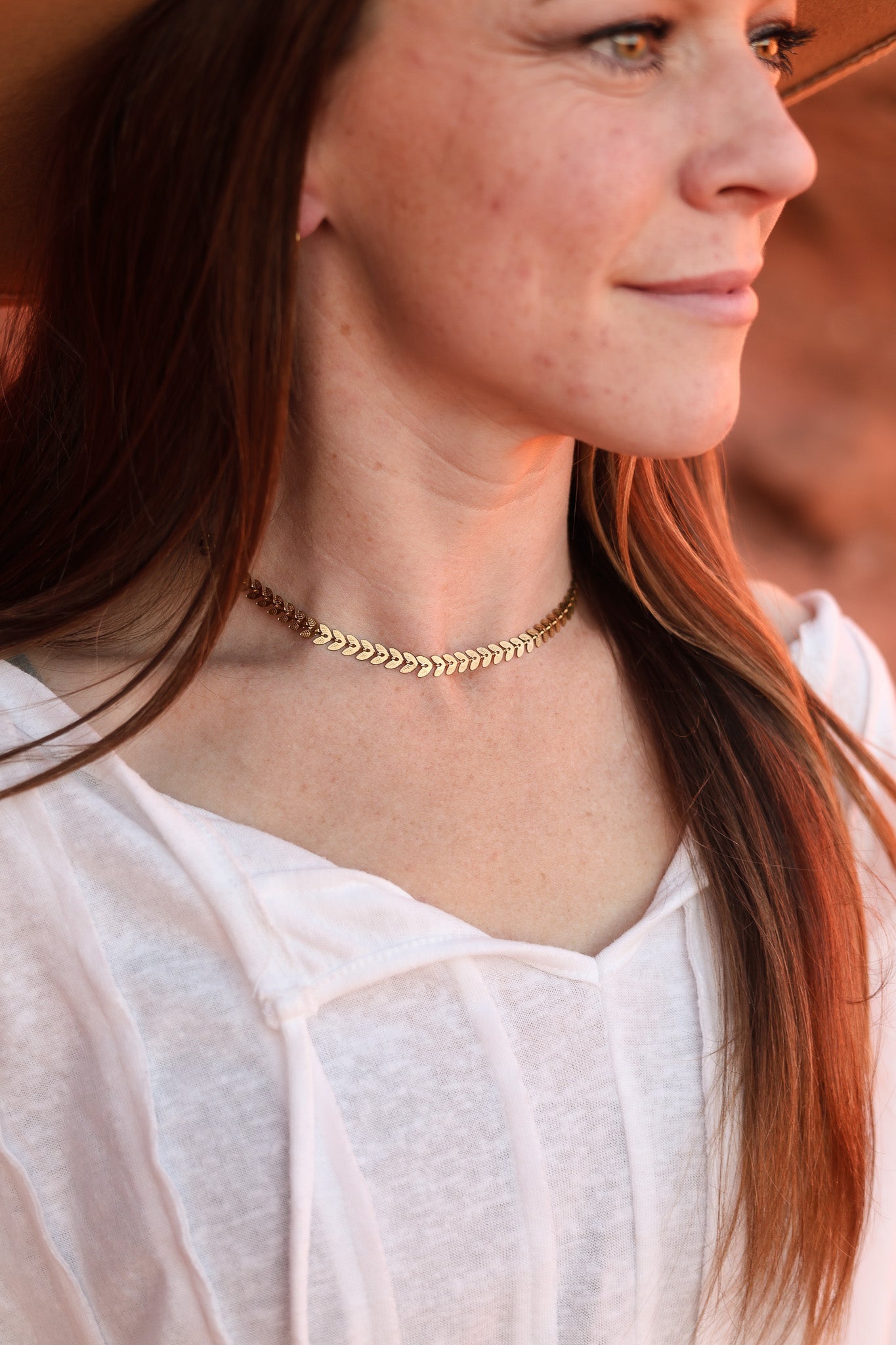Persephone Leaf Necklace