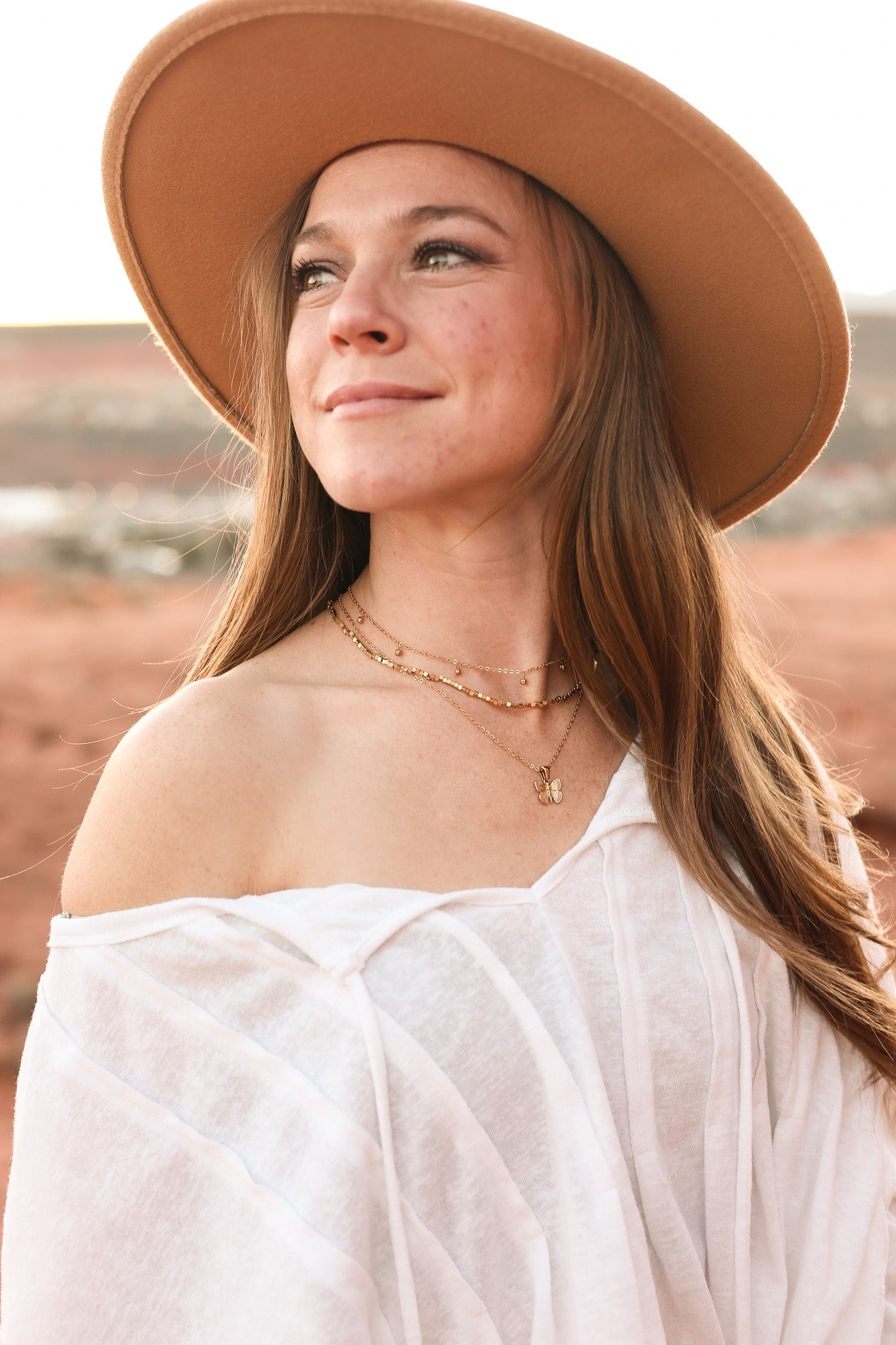 Ember Adjustable Beaded Necklace