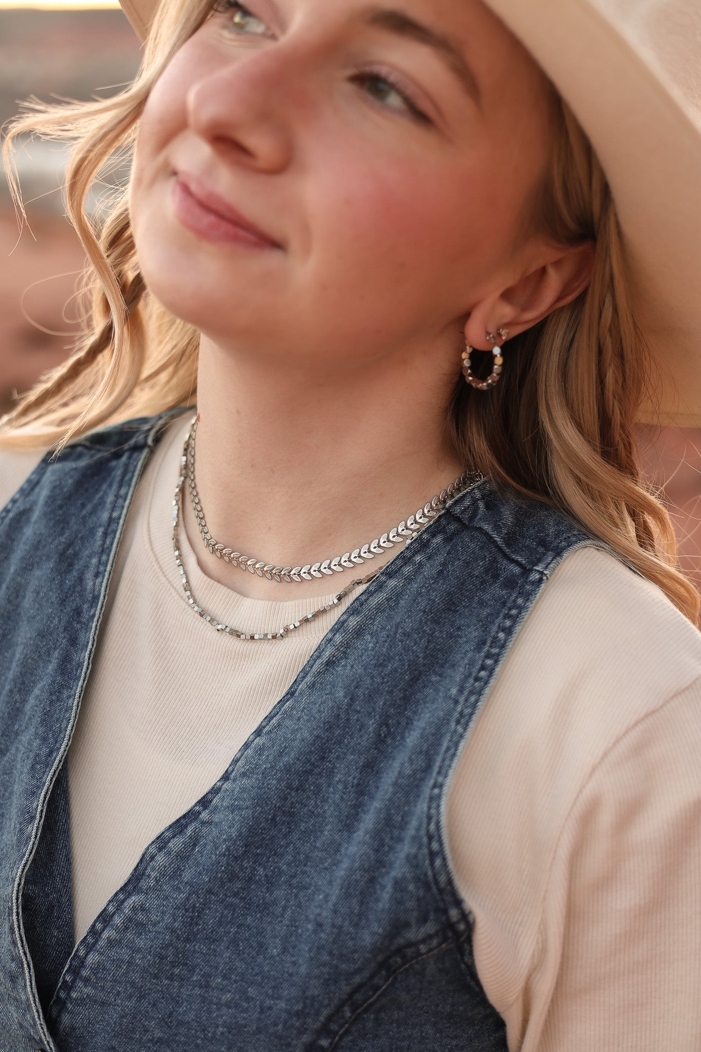 Ember Adjustable Beaded Necklace