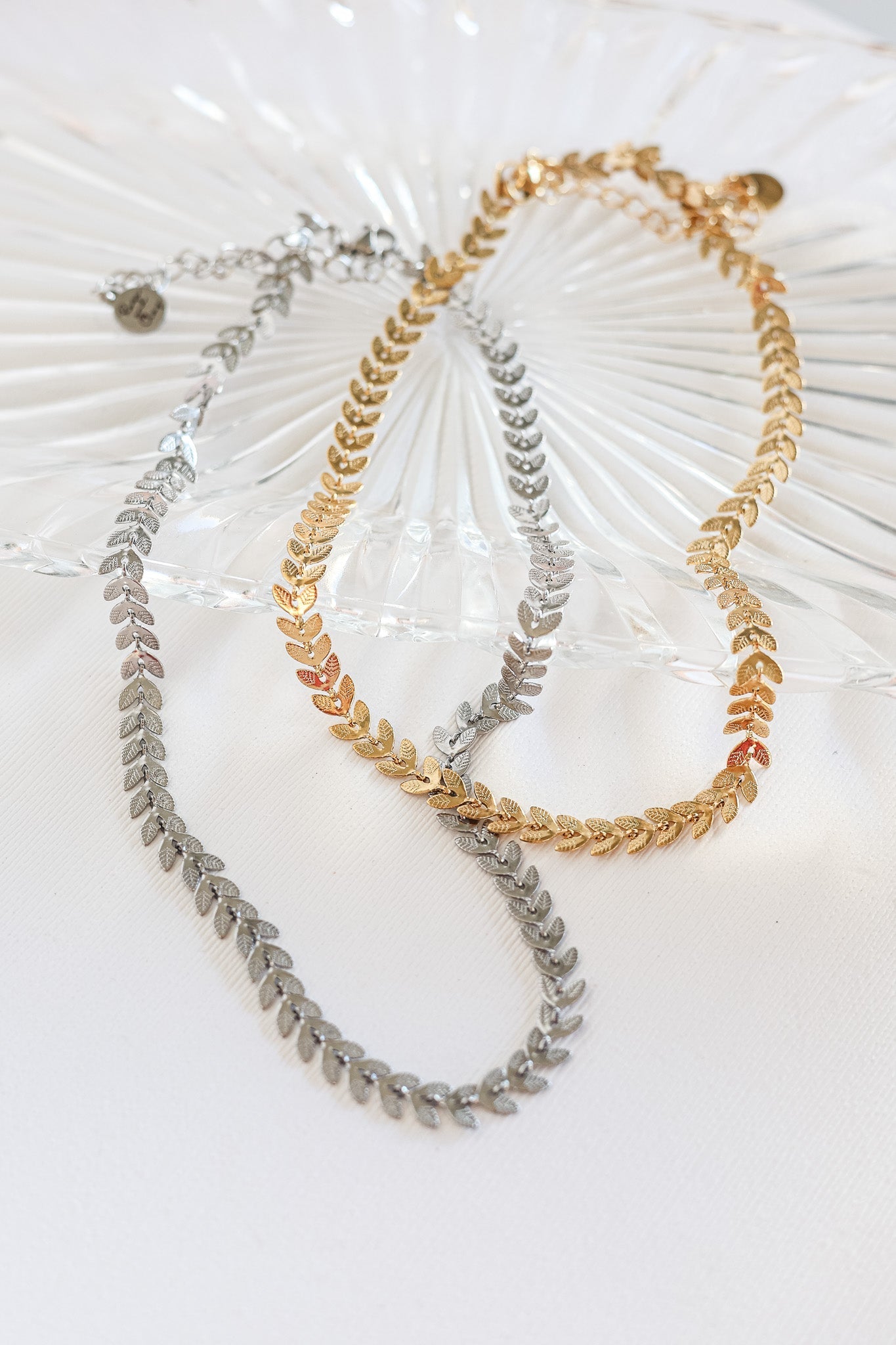 Persephone Leaf Necklace