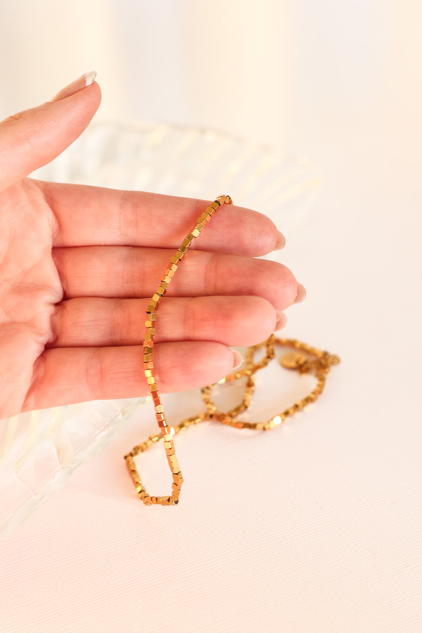 Ember Adjustable Beaded Necklace