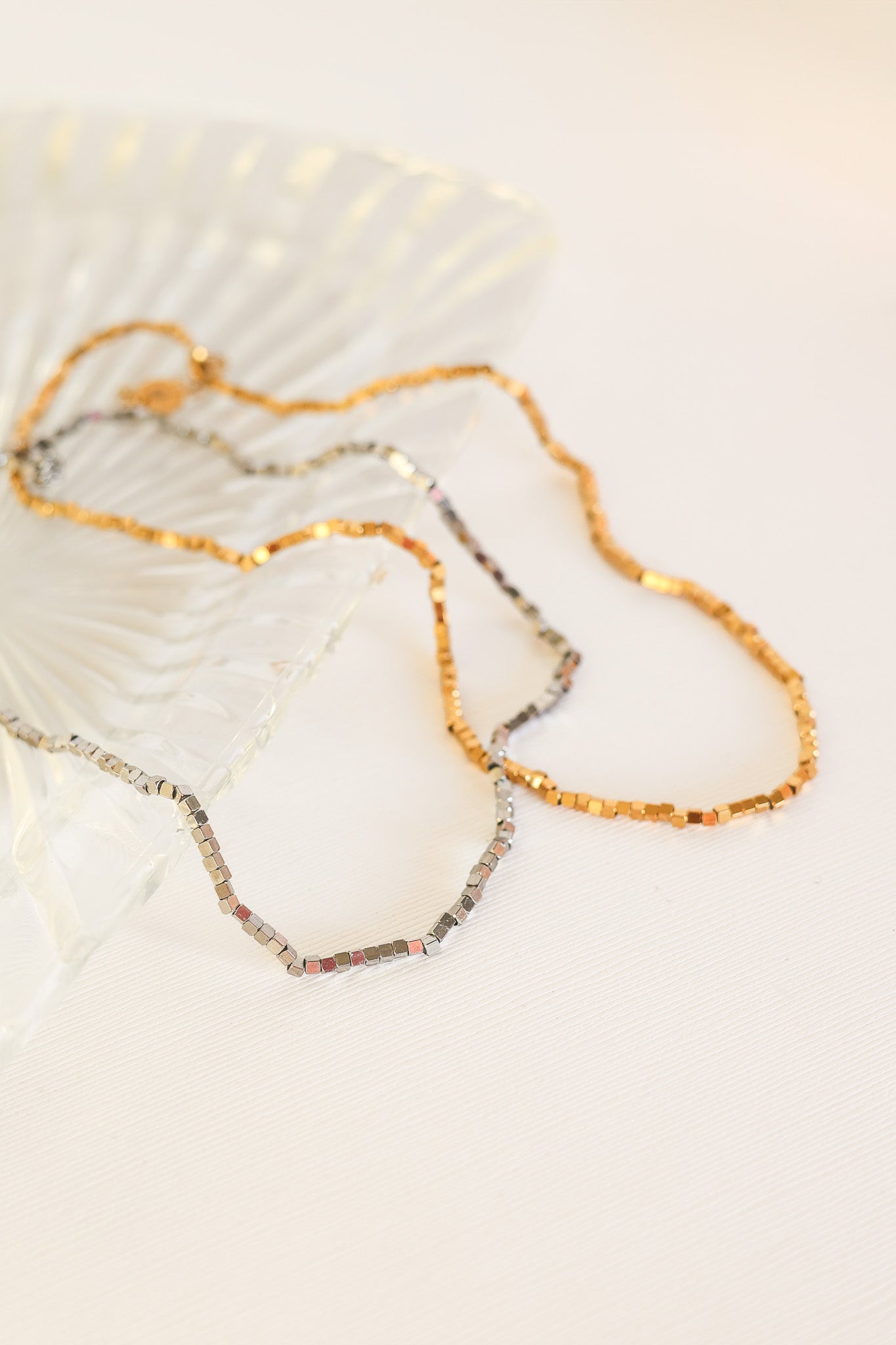 Ember Adjustable Beaded Necklace