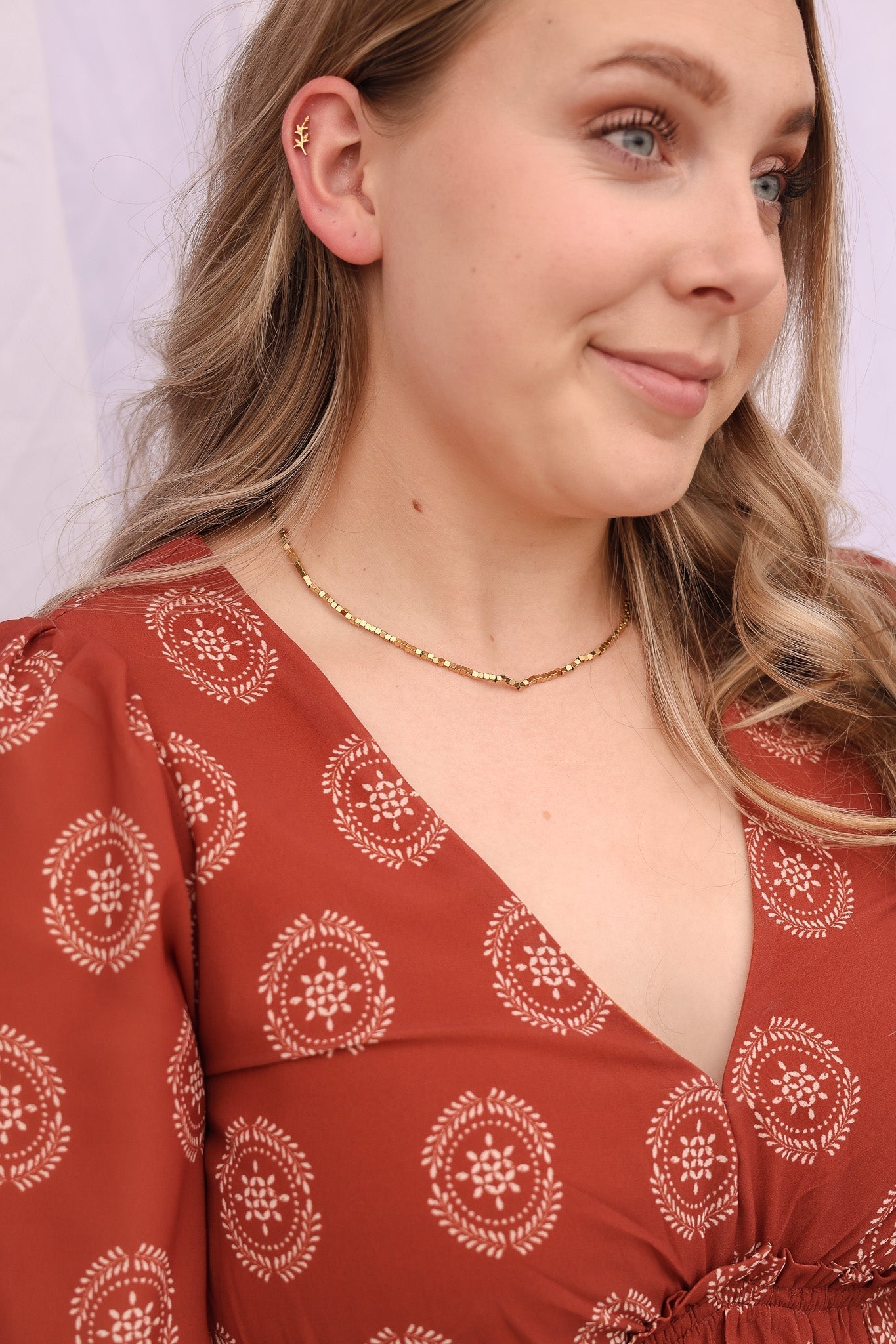 Ember Adjustable Beaded Necklace