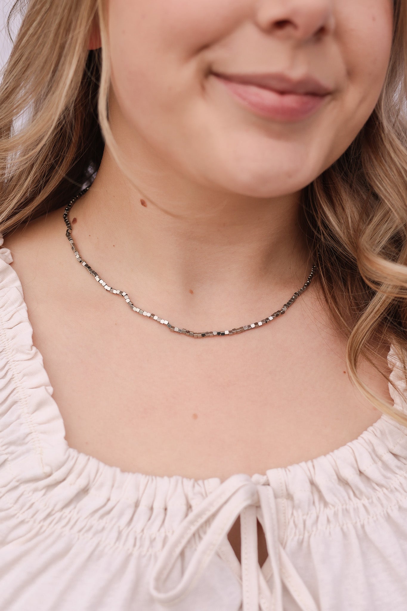 Ember Adjustable Beaded Necklace