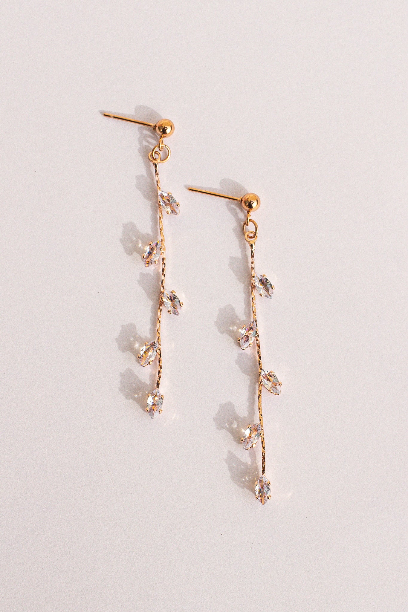 Daphne Leaf Dangle Earrings