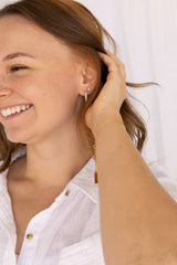 Raindrop Crystal Stud Earring
