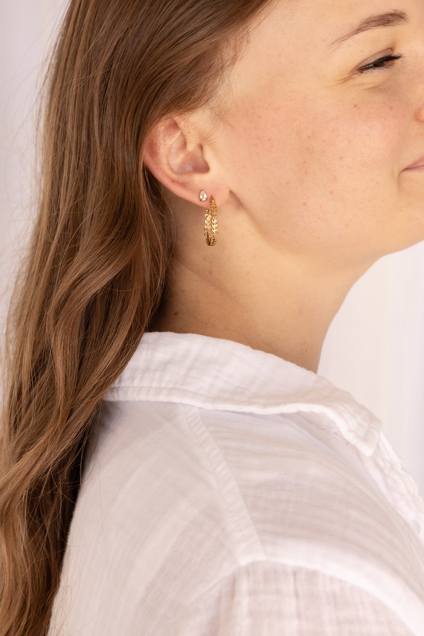 Ivy Hoop Lightweight Earrings