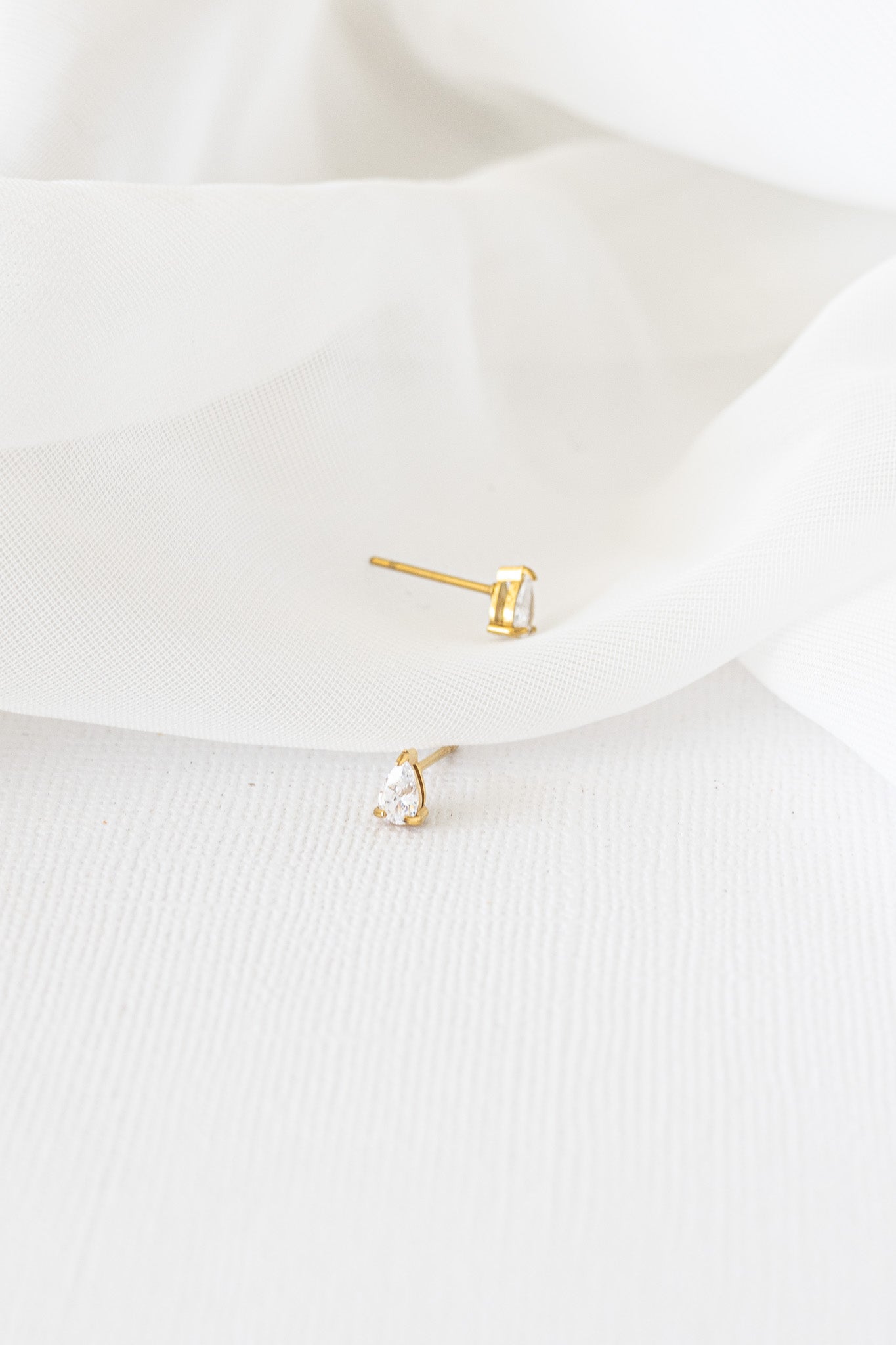 Raindrop Crystal Stud Earring